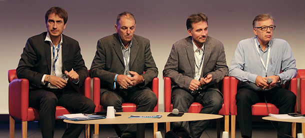 David Ponson, Alain Barbier, Laurent Thélène et Didier Beuque.